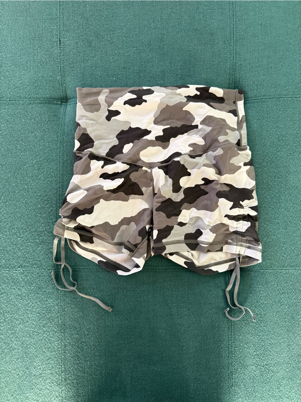 High-Waist Camo Biker Shorts - OFFLINE by aerie